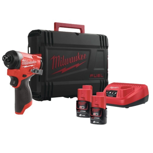 Vendita online Kit avvitatore impulsi compatto 12V 2Ah 1/4